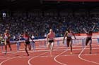 100 metres hurdles, from left to right: Kristi Castlin (USA), Kellie Wells (USA), Sally Pearson (Aus), Tiffany Porter (GB) and Dawn Harper-Nelson (USA) at the IAAF Diamond League, Birmingham.